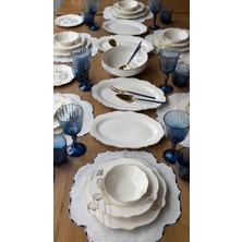 Rossev Porselen Yemek Takımı 6 Kişilik 52 Parça Faralya