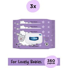 Deep Fresh Islak Mendil Lovely Babies Kuzu 4 x 90 Yaprak