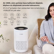 Bosch 37.5m² Etkili Sessiz Modlu Akıllı Sensörlü ve Hepa Filtreligeliştirilmiş %99.9 Virüs ve Bakteri Temizleme Hava Temizleme Cihazı