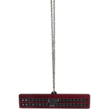 Özgürce Kırmızı Pleksi Ayna Süsü, Tofaş Panjur Için Şık Dekoratif Tasarım