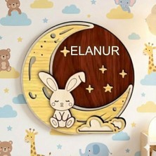 Evsay Hoş Geldin Yenidoğan Bebek Süsü Isimli Tavaşnlı Model