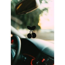 Özgürce Metal Kiraz Dikiz Aynası Süsü, Zarif ve Şık Dekorasyon Aksesuarı