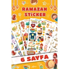 Msticker Ramazan Ayı Temalı Mini Sticker Seti, Defter Ajanda Suluk Üzeri Sticker,
