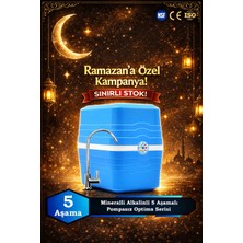 Sumarkt Avenger 5 Aşamalı 8 Lt Metal Tanklı Süper Sarım Membran Teknolojili Pompasız Su Arıtma Cihazı