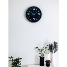 Akıllı Durak 36 cm Modern Dekoratif Duvar Saati