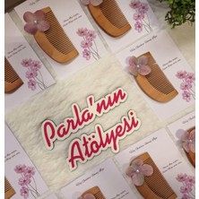 Parla'nın Atölyesi 10 Adet Söz Nişan Doğum Bride Doğum Günü Kına Hediyelik Tarak
