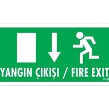 Ennalbur Yangın Toplanma Yeri Uyarı Levhası 17,5x25 KOD:934