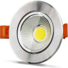 Noas 5 Watt Krom Kasa LED Spot Beyaz Işık 2 Adet Mercan YL28-0502