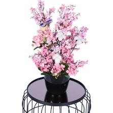 Yapay Çiçek Sitesi Pamuklu Yapay Sakura Japon Tanzimi 50 cm