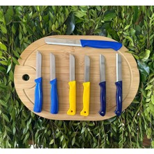 Solingen Pro Tanışma Bıçak Seti 7’li (sarı/lacivert )