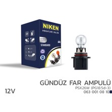 Özgürce 12V Güçlü LED Gündüz Far Ampulü PG18.5D-3, Dayanıklı ve Parlak Işık