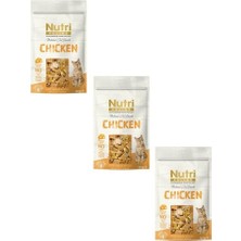 Nutri Feline Tavuklu ve Peynirli Kedi Ödül Maması 50 gr x 3 Adet (Gurme Lezzet)