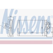 Kale Kalorifer Radyatörü 346290 P307 1.4hdı 1.6hdı 2.0hdı 8V 16V < 2006 Manuel Klıma