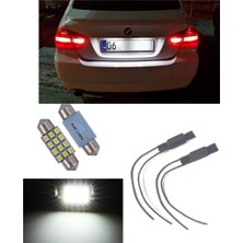 Özgürce Beyaz LED Plaka Aydınlatma Ampul Seti, Araba Aksesuarları