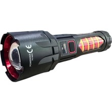 Powerdex PD-8800 Zoomlu Şarjlı Profesyonel Avcı El Feneri 20W 2000 Lümen