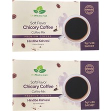 Dr. Natural 2 Kutu Hindiba Kahvesi Soft Flavor Chicory Coffee Mix 5gr. 30 Şase