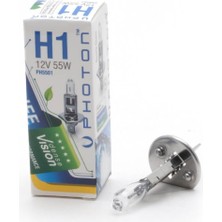 Özgürce 12V 55W H1 Standart Halogen Araba Ampülü, Parlak ve Güçlü Işık