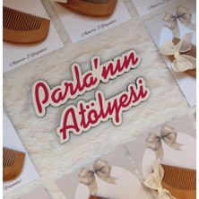 Parla'nın Atölyesi 10 Adet Söz Nişan Doğum Bride Doğum Günü Kına Hediyelik Tarak