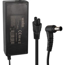SiHako Weko 14 Volt - 3 Amper 6.5*4.4 Uçlu Yerli Üretim Plastik Kasa Masaüstü Monitör Adaptörü