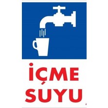 Ennalbur İçme Suyu Uyarı Levhası 25x35 KOD:408