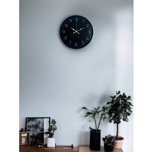 Akıllı Durak 36 cm Sade Dekoratif Duvar Saati