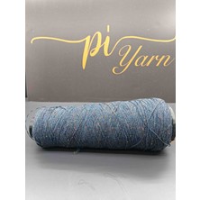 Pi Yarn Twieetli Bürümcük Koyu Mavi El Örgü Ipi 500GR