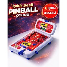 Toyfest Işıklı Sesli Pinball Oyunu Dijital Skor Ekranlı Büyük Boy Masaüstü Arcade 52,5 cm