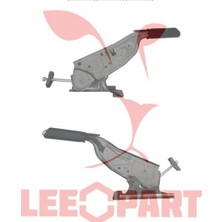 Leeopart EL FREN KOLU 360100021R MEGANE III FLUENCE (SİYAH DERİ KAPLAMA)