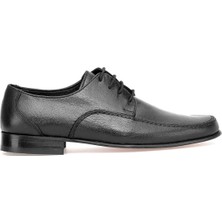 Ayakkabı Fuarı Elit HSY01 Erkek Hakiki Deri Klasik Ayakkabı Siyah