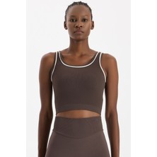 COMEUP Kontrast Biyeli Fitilli Atlet Kakao Dansı