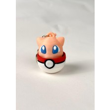 Mew Pokemon Anahtarlık Klik Mekanik Sesli Anahtarlık