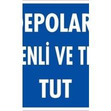 Ennalbur Depolama Uyarı Levhası 25x35 KOD:607