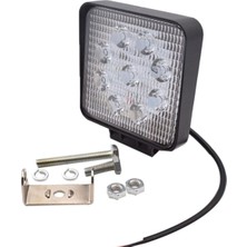 Özgürce 9 LED Off Road Çalışma Lambası, 12V, 27W, Dayanıklı ve Güçlü Işık