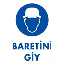 Ennalbur Baret Giy Uyarı Levhası 25x35 KOD:23