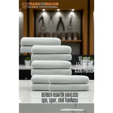 SHC4200 Mey Ithalat® Kuaför Berber Havlusu 10 Adet Pamuk Berber Havlusu 50X90 Beyaz