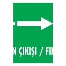 Ennalbur Yangın Çıkışı Uyarı Levhası 17,5x25 KOD:929