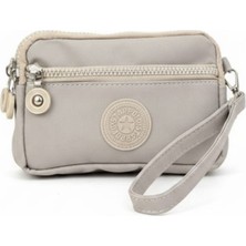 SSO Mini Cüzdan Boy 3 Bölmeli Krinkıl Kumaş Omuz El ve Kol Çantası