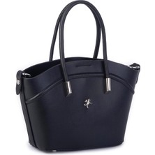 Nas 1375 Kadın Mini Sepet Çanta El ve Çapraz Çanta Siyah