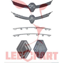 Leeopart ÖN PANJUR SETİ BP43160 (PANJUR + ÇITA TAKIMI + LOGO) CLIO V