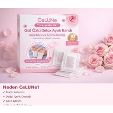 Gül Özlü Detoks Ayak Bandı – Gece Boyunca Arınma Desteği (10 Adet)