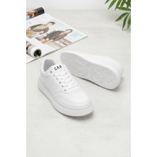 Cap 2040 Erkek Klasik Sneaker Beyaz