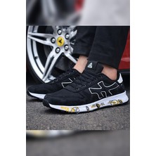 Mc Jamper 2444 Erkek Klasik Sneaker Siyah - Beyaz