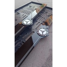 Özgürce Kişiye Özel Pleksi Plakalık, Mercedes Benz Logolu, Araba Aksesuarı