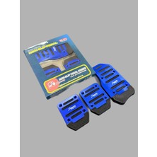 Özgürce Mavi Spor Pedal Seti, Kaymaz, Manuel Araç Için, Gaz ve Fren Pedalları