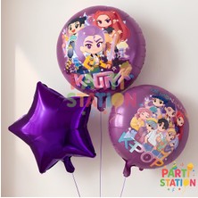 Parti Station K-Pop Temalı Balon Seti 3 Parça