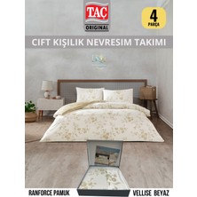 Taç Vellise Ranforce Çift Kişilik Nevresim Takımı 200X220 cm