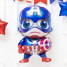 Parti Station 1 Adet Avengers Kaptan Amerika Captain America Folyo Balon 60 cm