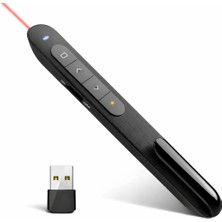 Mdstech Kablosuz Sunum Kumandası Presenter 2.4ghz USB | Powerpoint, Pdf, Slayt Clicker