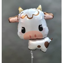 Parti Station 1 Adet Sevimli Inek Folyo Balon 65 cm