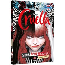 Novytech Dısney Manga Cruella Siyah Beyaz ve Kırmızı